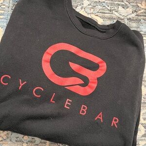 CycleBar Black and Red Sweater